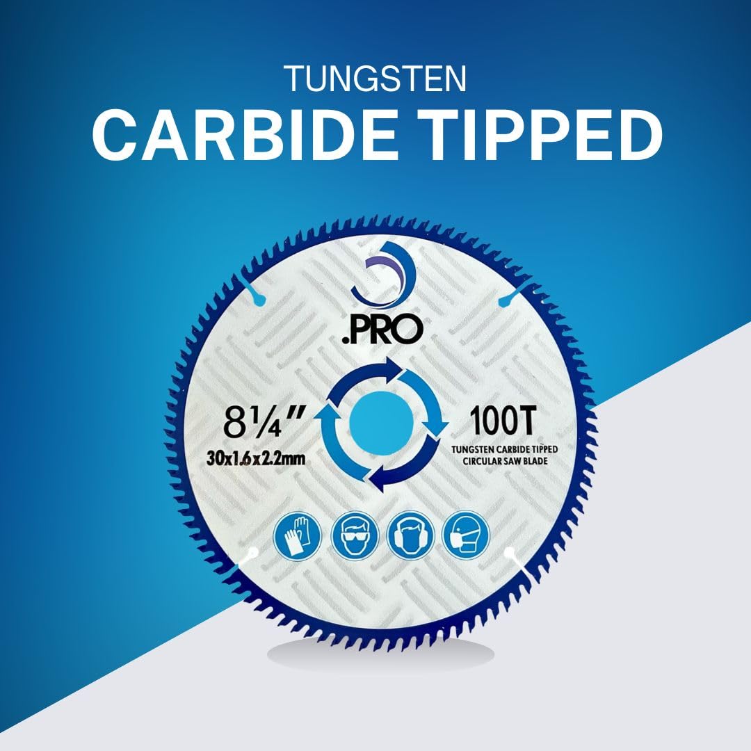 TCT Circular Saw Blade - 210mm 100T for Splinter-Free Wood & Plywood Cuts
