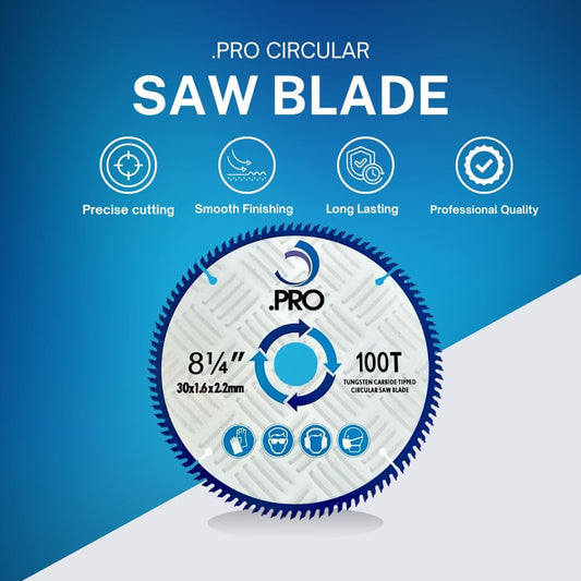 TCT Circular Saw Blade - 210mm 100T for Splinter-Free Wood & Plywood Cuts