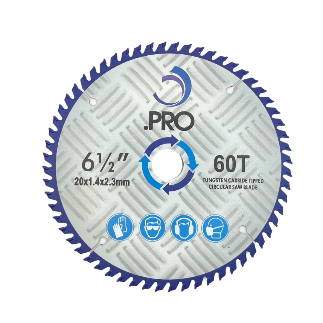 TCT Circular Saw Blade - 165mm 60T for Fast, Smooth Wood Cuts