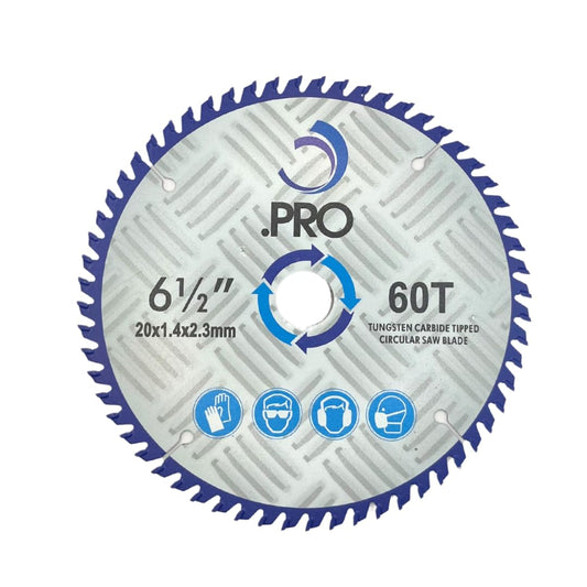 TCT Circular Saw Blade - 165mm 60T for Fast, Smooth Wood Cuts