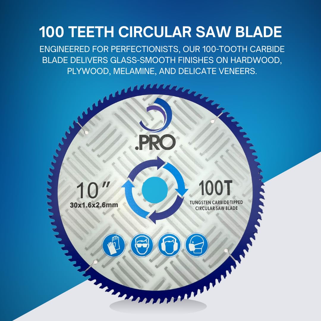TCT Circular Saw Blade - 255mm 100T for Flawless Wood & Plywood Cuts