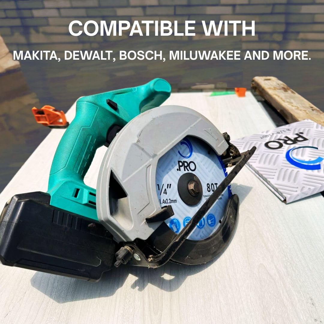 210mm TCT Circular Saw Blade 80T - 22mm Bore Professional Wood Cutting
