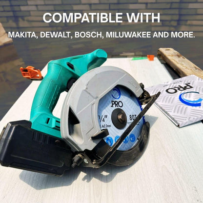 210mm TCT Circular Saw Blade 80T - 22mm Bore Professional Wood Cutting